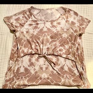 Latched mama tie dye dress